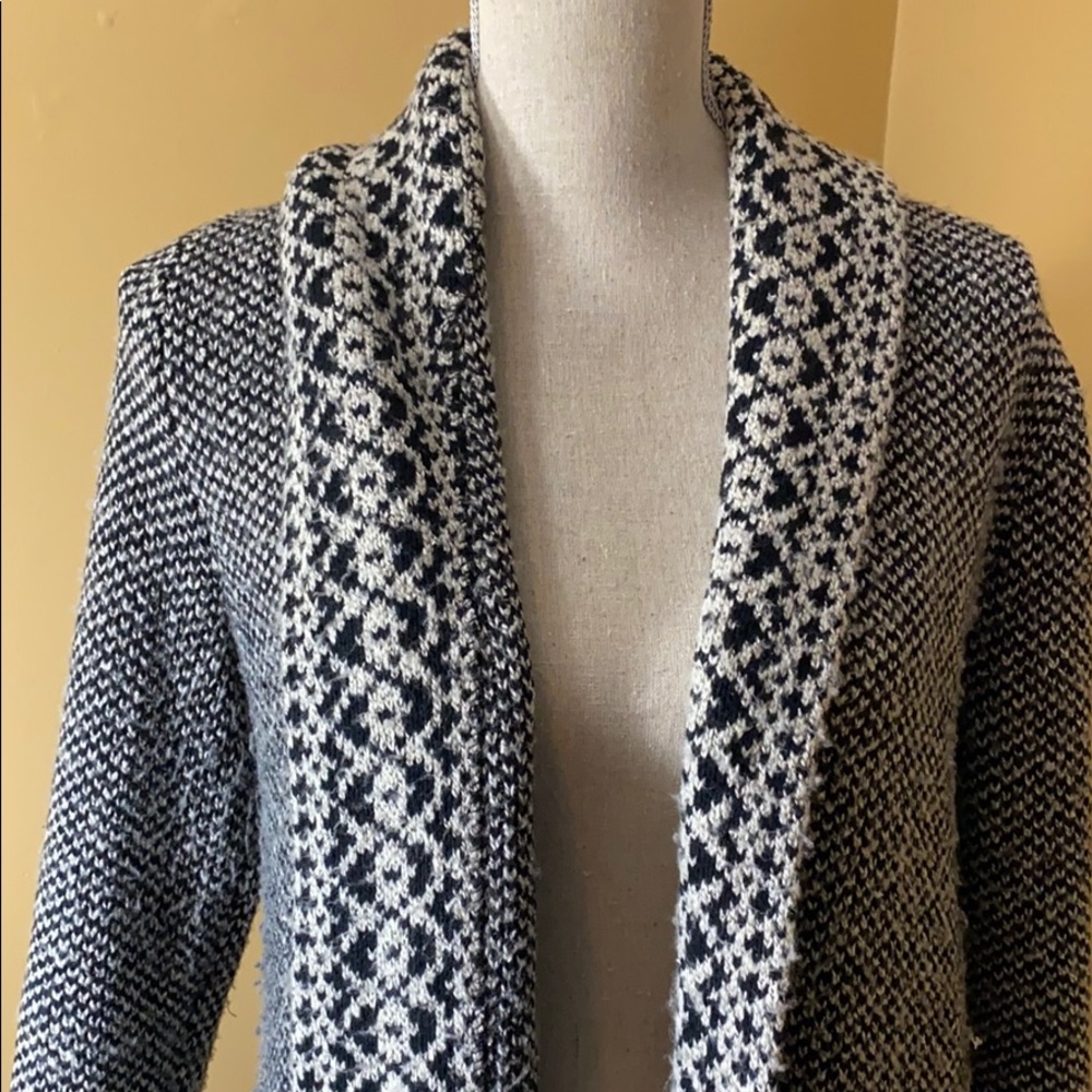 Lucky Brand Border Cardigan - Picture 4 of 6